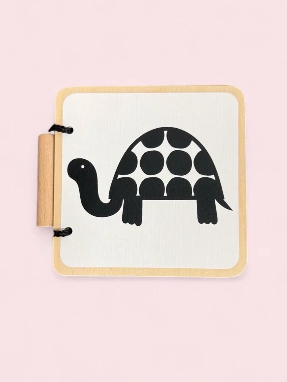 Lovevery High Contrast Animal Book wooden